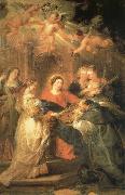 Peter Paul Rubens Aparicion of Maria to San IIdefonso china oil painting reproduction